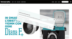 Desktop Screenshot of lomography.it