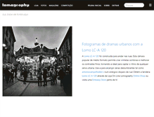 Tablet Screenshot of lomography.pt